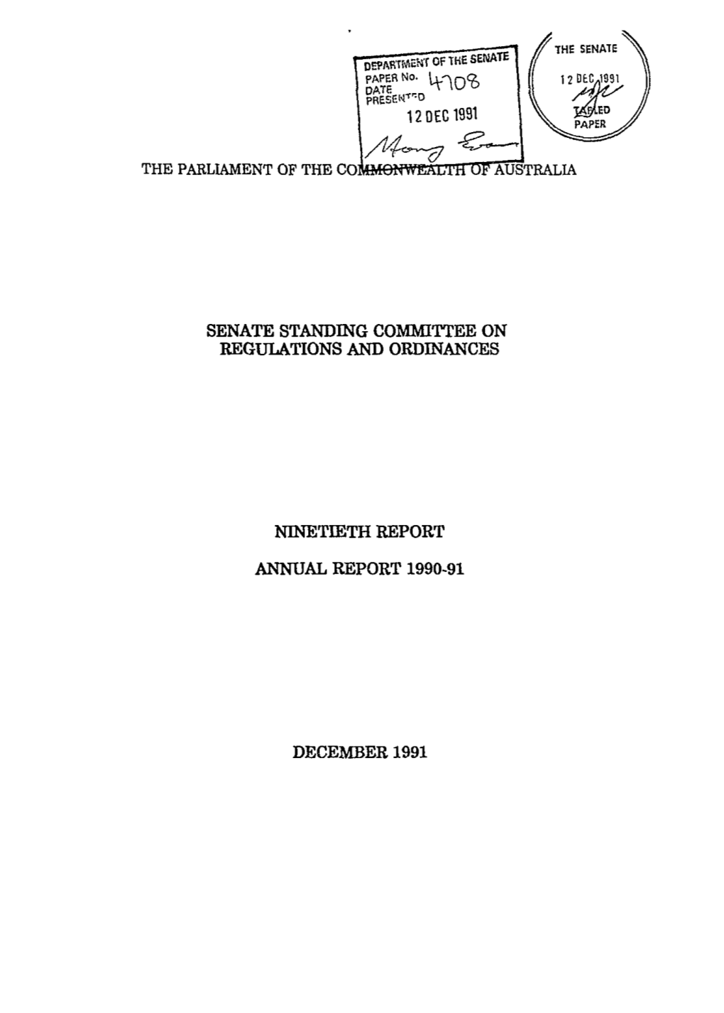 Annual Report 1990-91