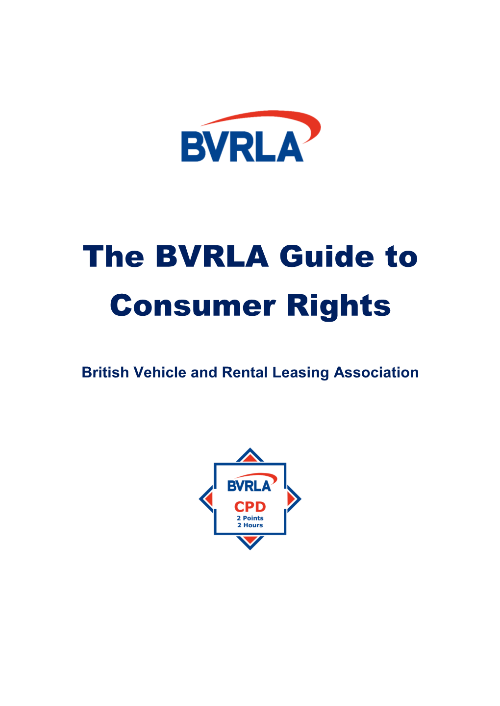 The BVRLA Guide to Consumer Rights