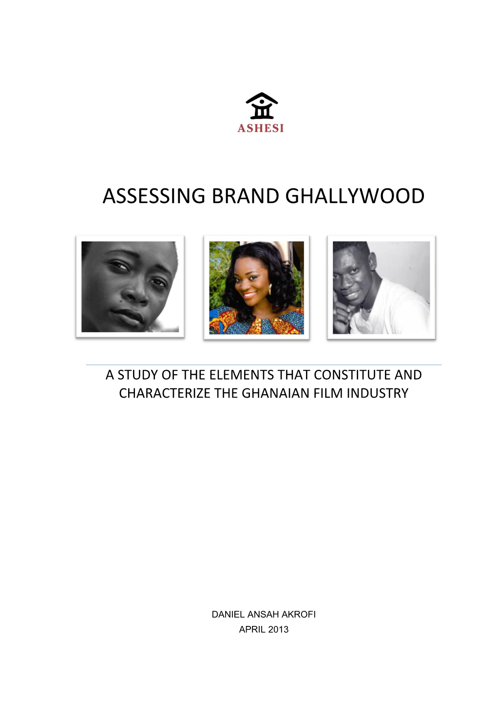 Assessing Brand Ghallywood
