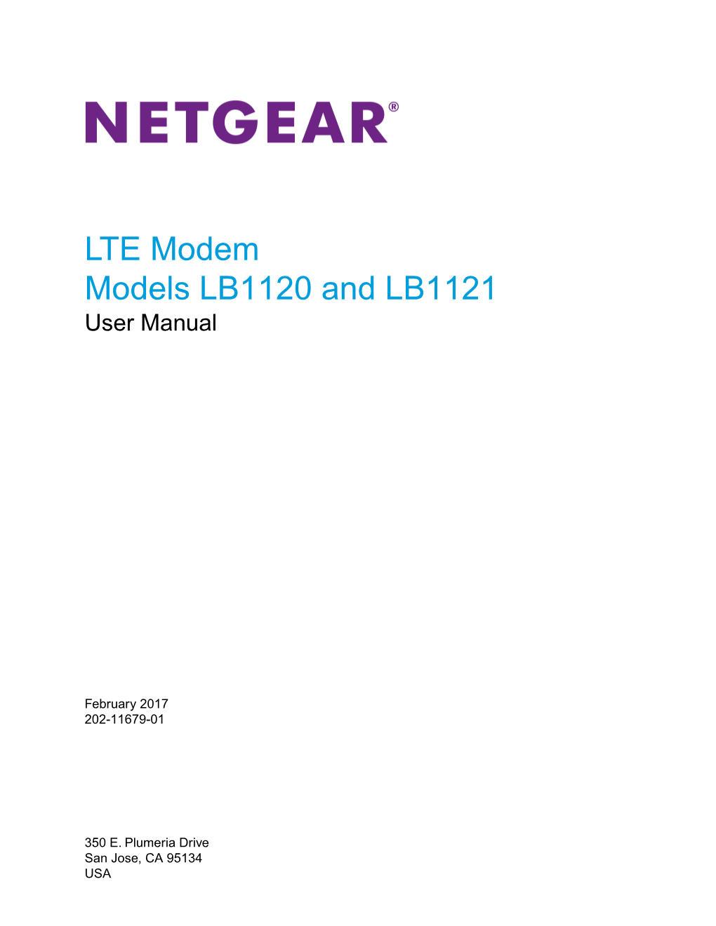LTE Modem Models LB1120 and LB1121 User Manual
