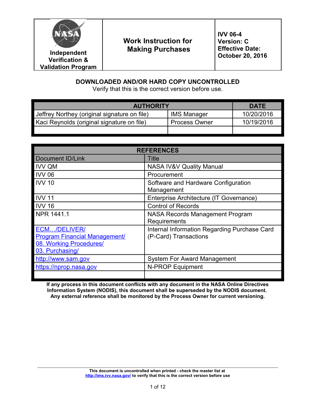 Work Instruction Template s1