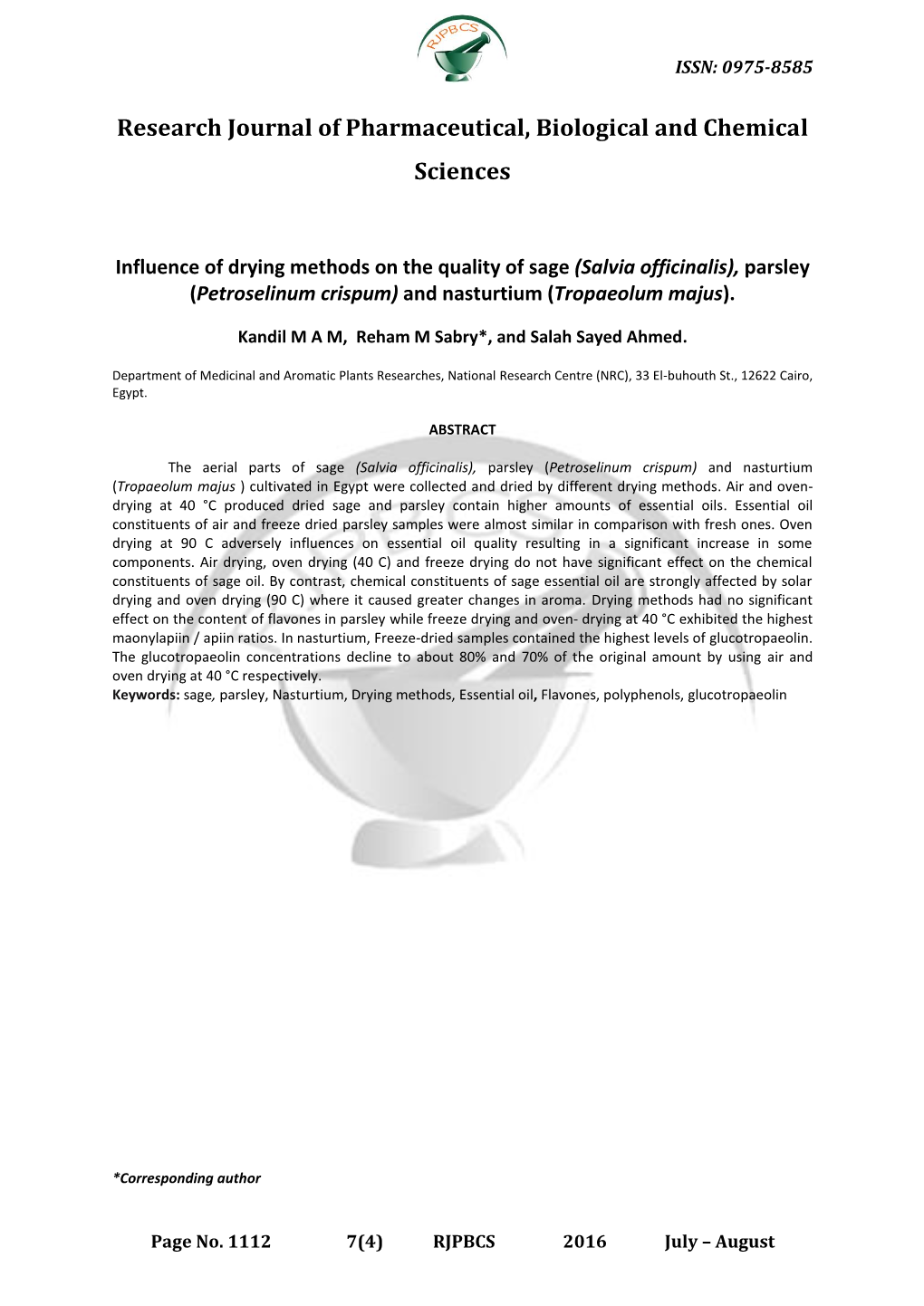 Effect of Plant Spacing and Nitrogen Levels on Growth, Yield And