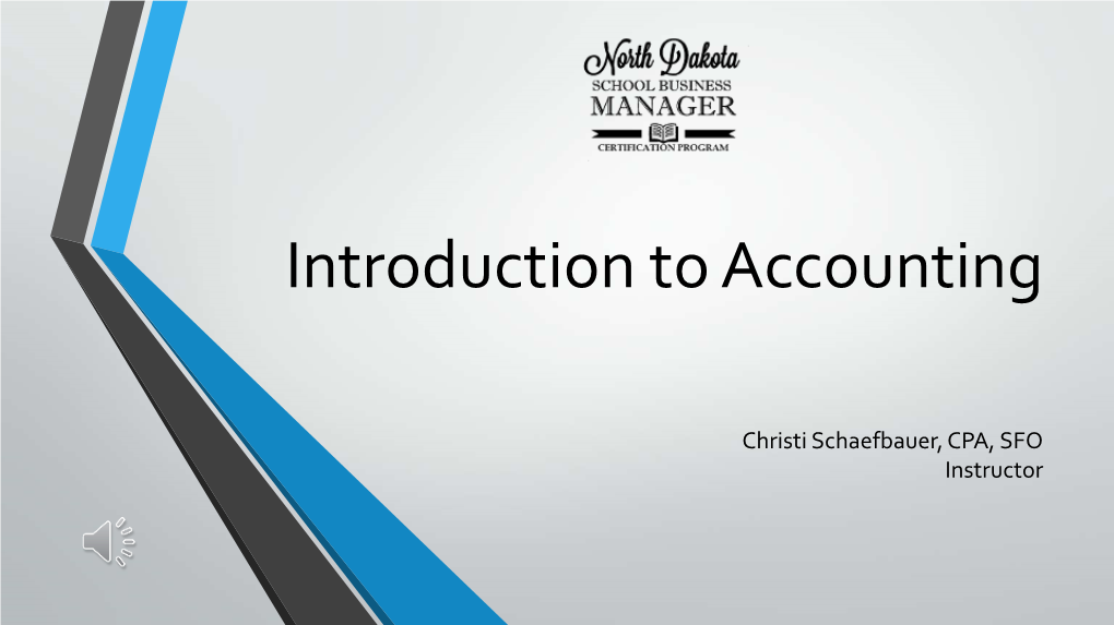 Introduction to Accounting