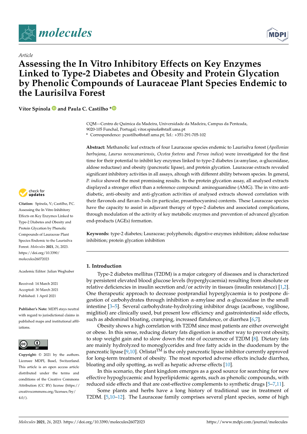 Assessing the in Vitro Inhibitory Effects on Key Enzymes