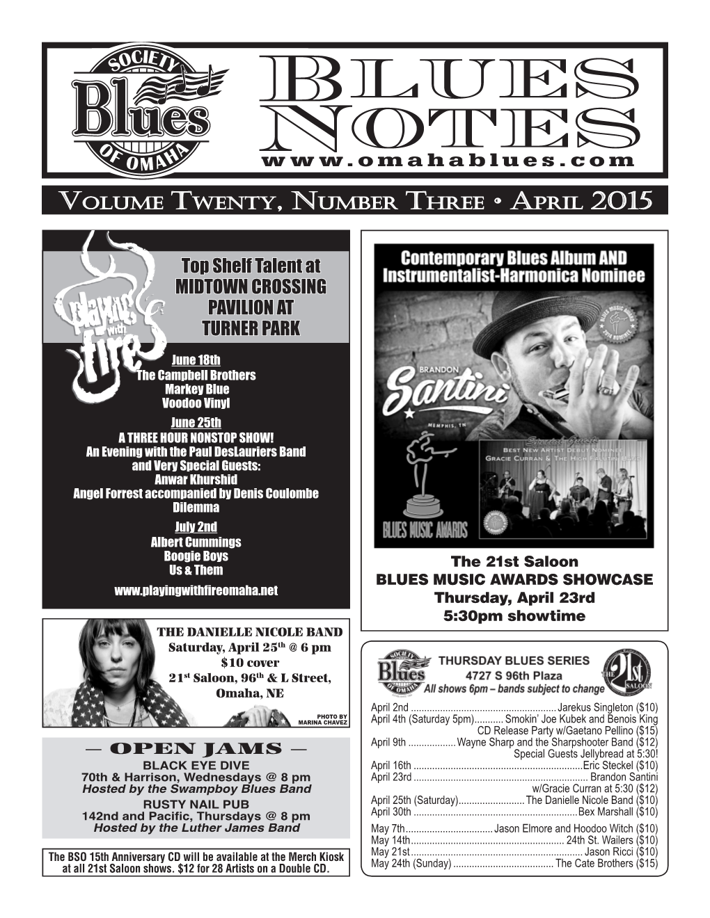 Blues Notes April 2015