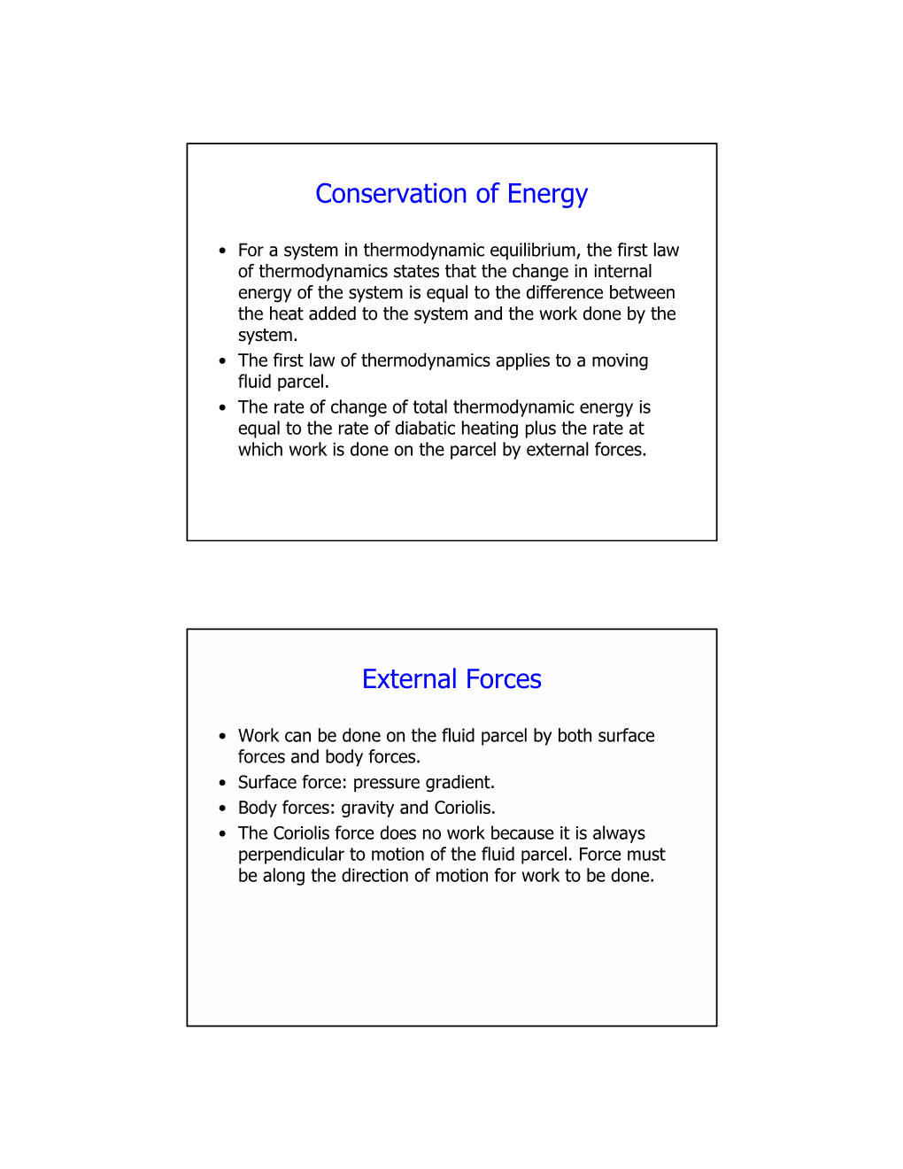 Conservation of Energy External Forces