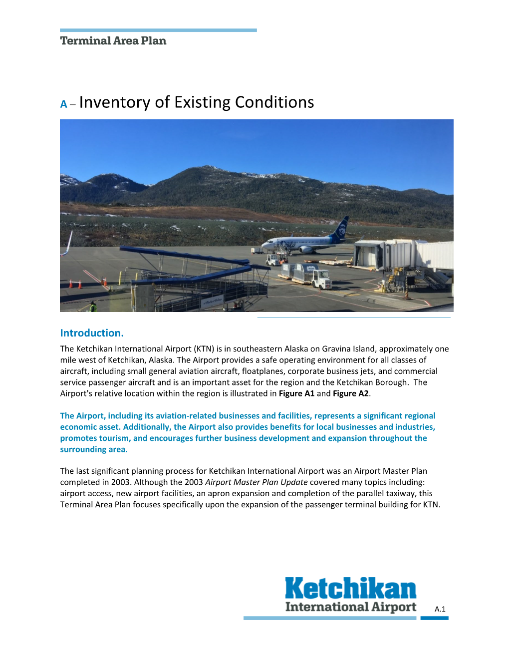 A – Inventory of Existing Conditions