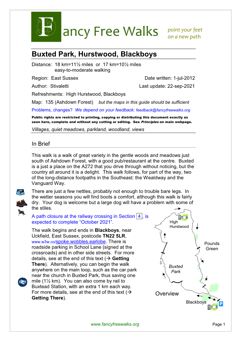 Buxted Park, Hurstwood, Blackboys