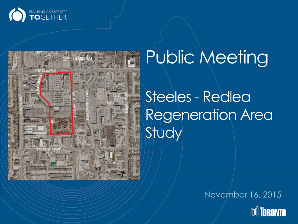 Steeles - Redlea Insert: Context Image, Regeneration Area Rendering Study