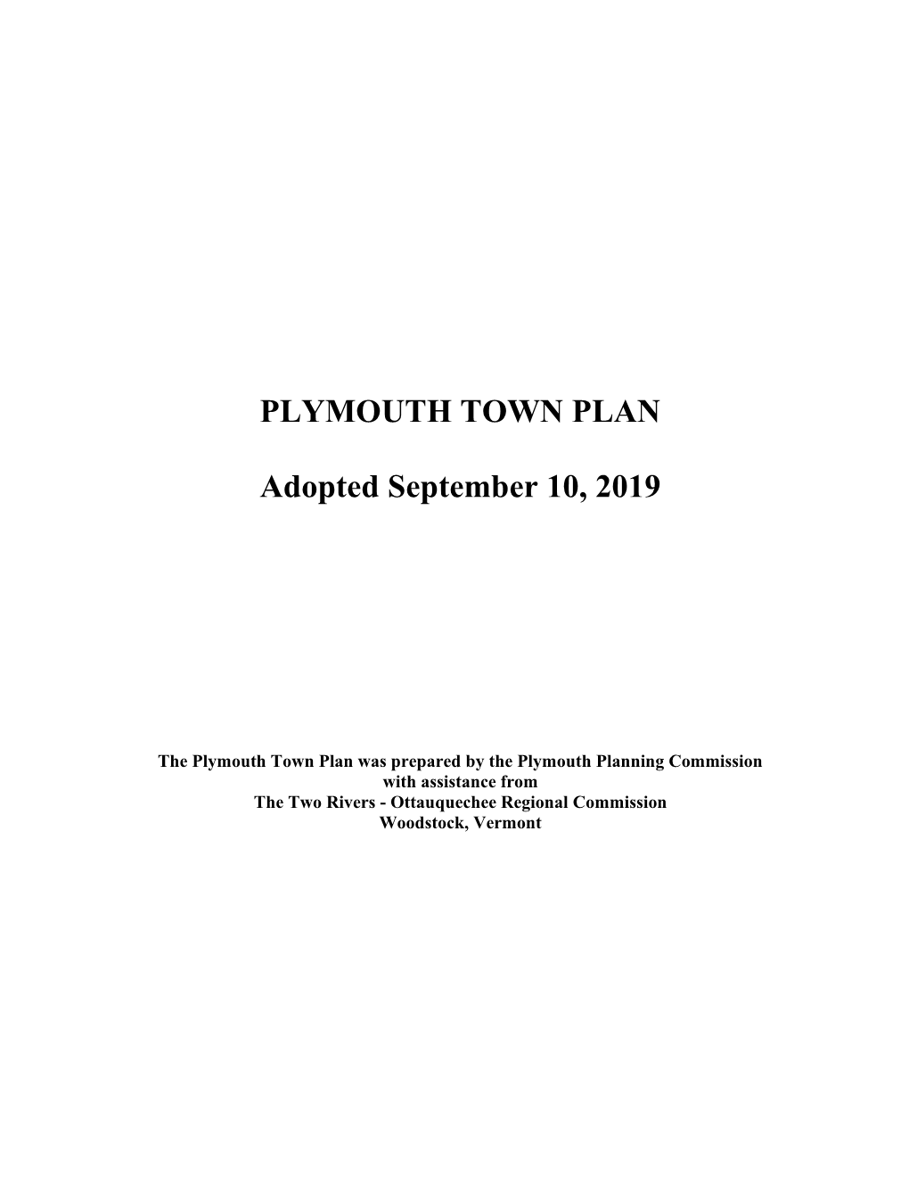 Plymouth Town Plan