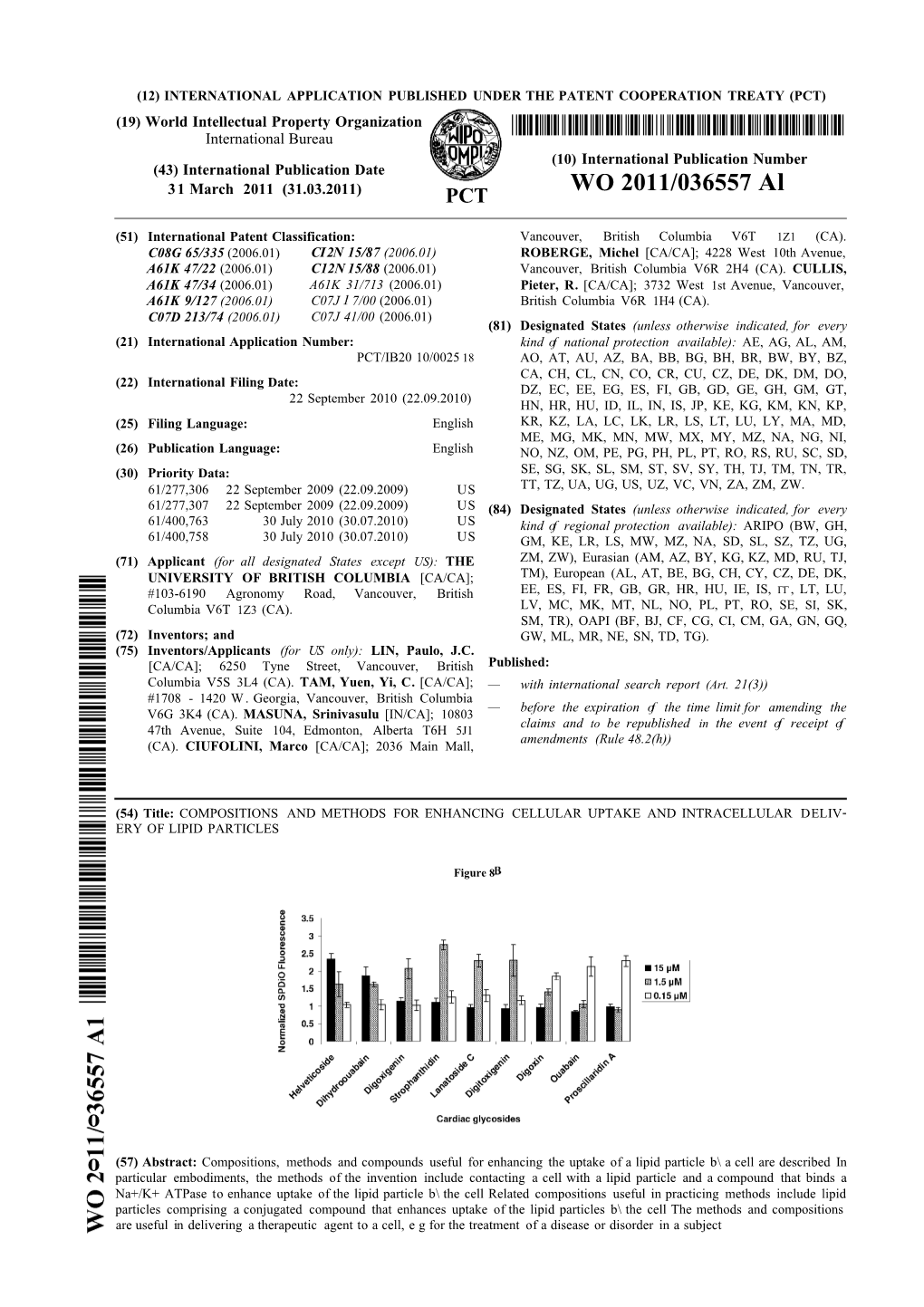 WO 2011/036557 Al 31 March 2011 (31.03.2011) PCT