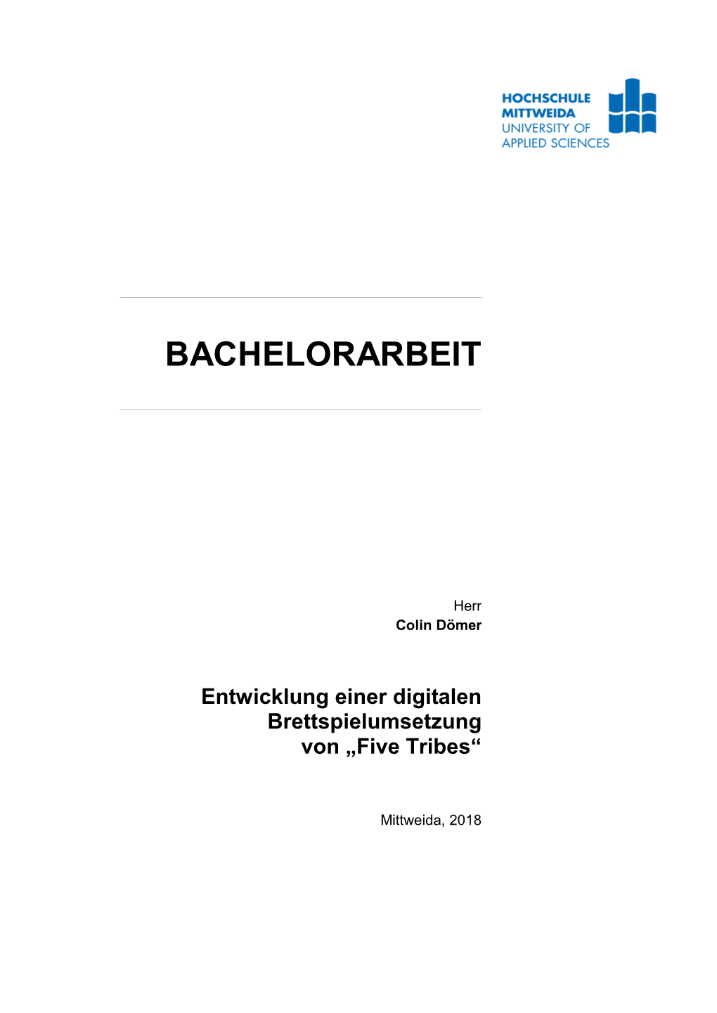 Bachelorarbeit