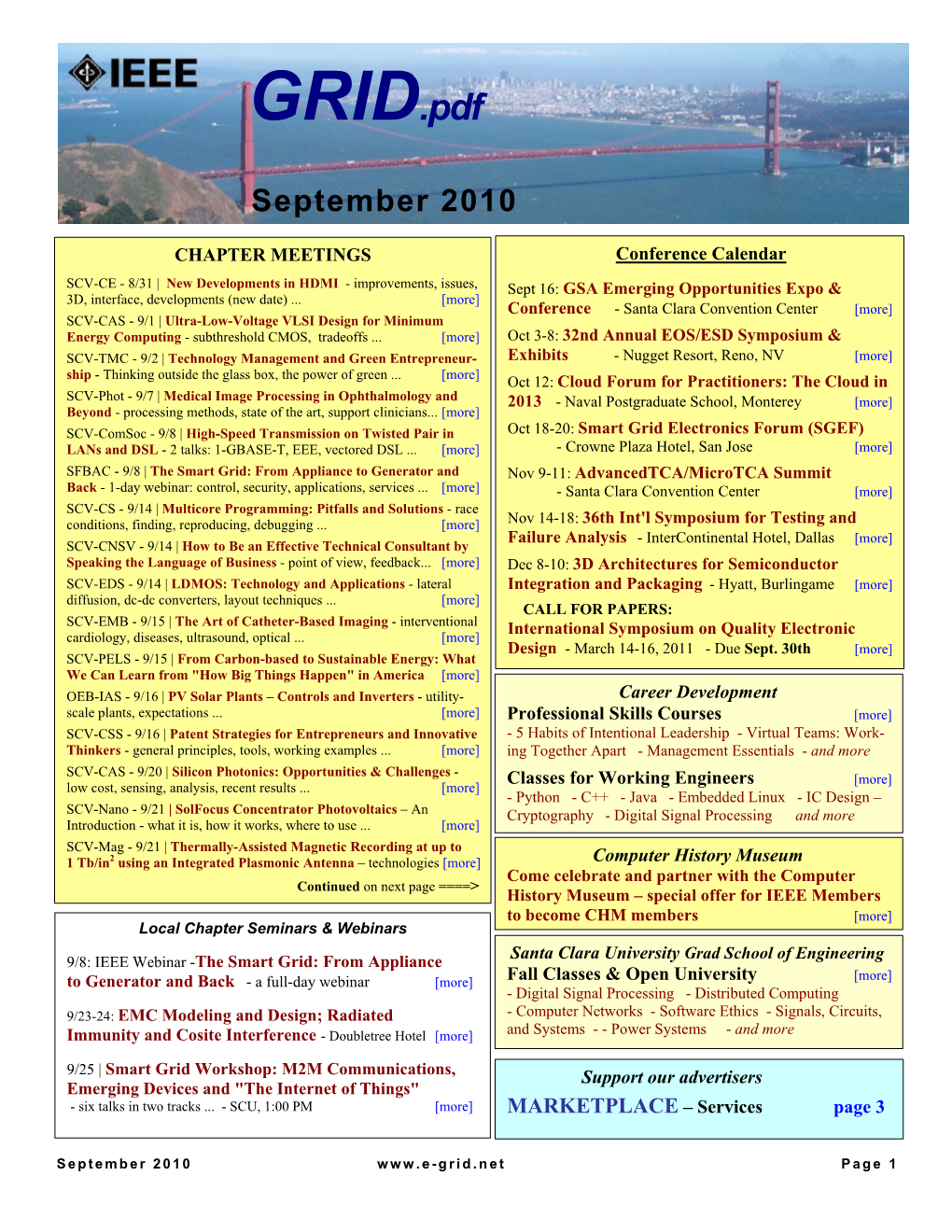 IEEE SF Bay Area Council GRID Magazine