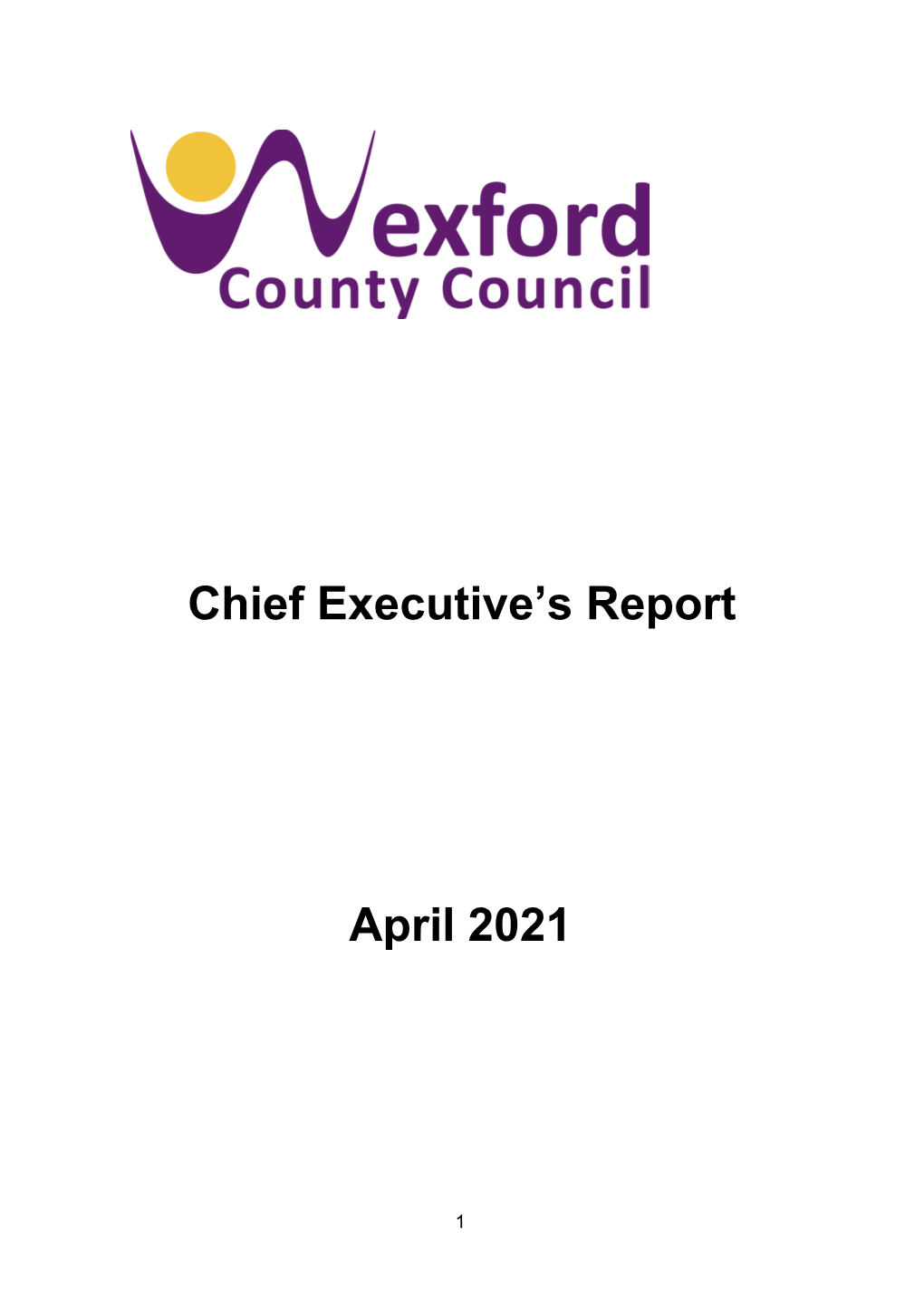 Chief Executive's Report