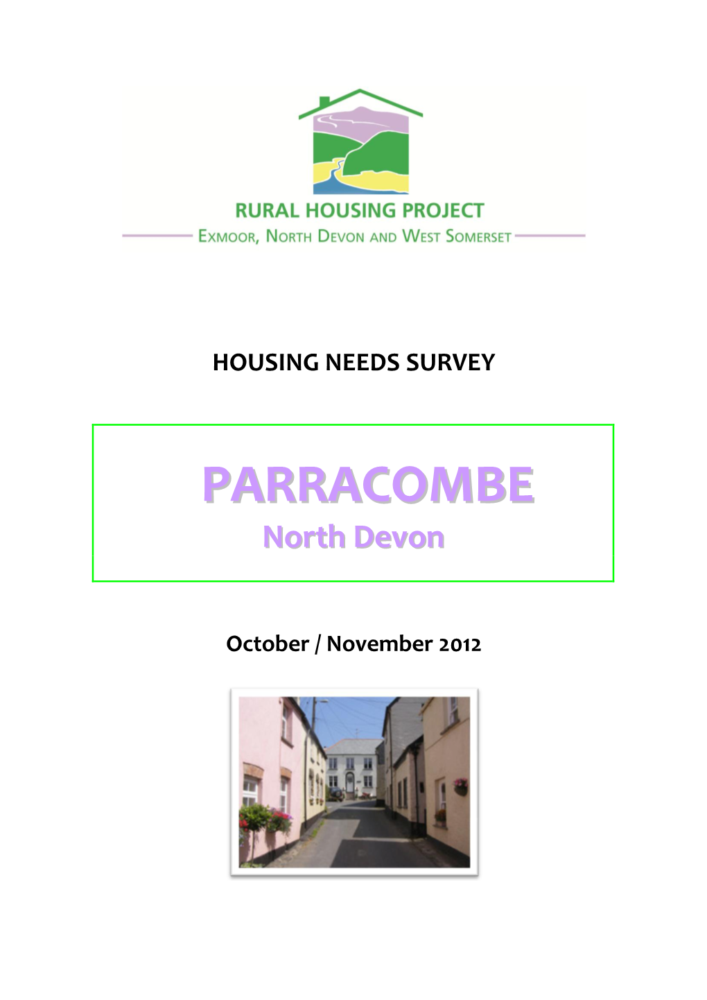 Instow Parish Housing Needs Survey