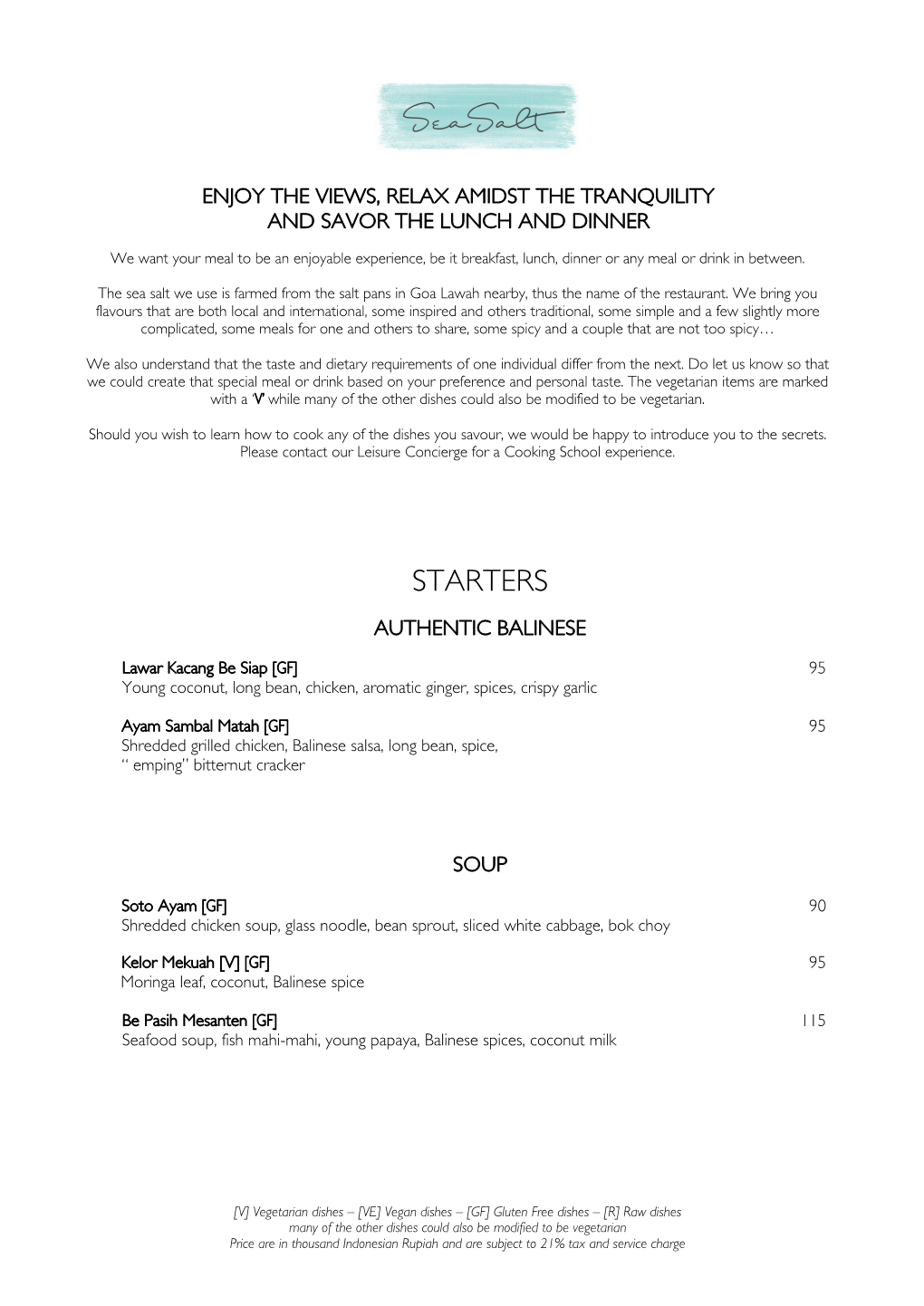 View Full Menu