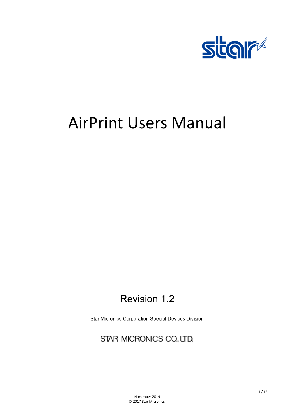 Airprint Users Manual
