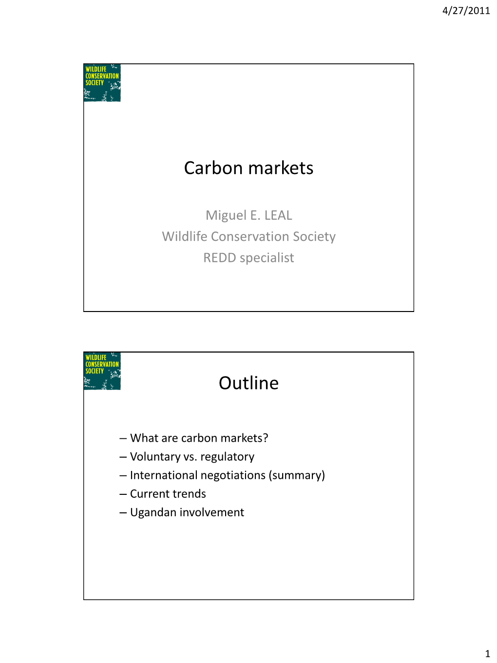 Carbon Market