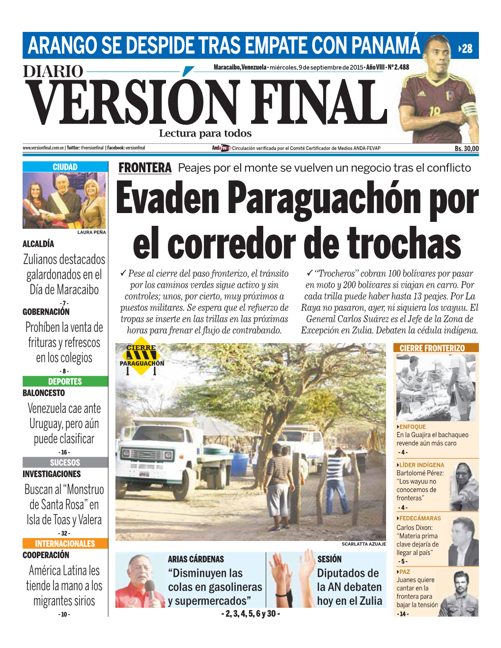 Evaden Paraguachón Por El Corredor De Trochas