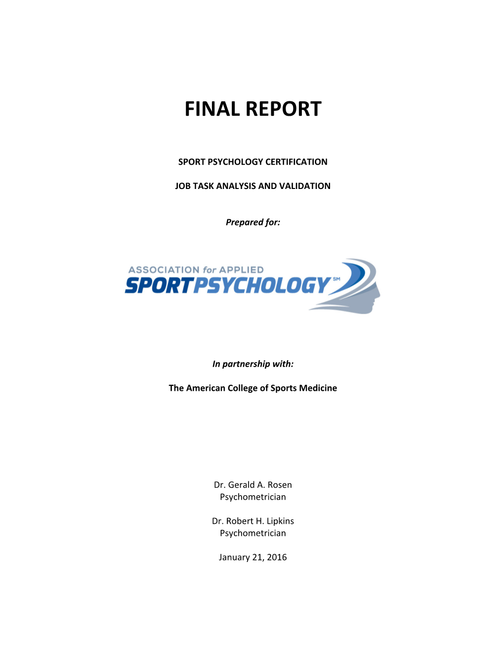 Final Report