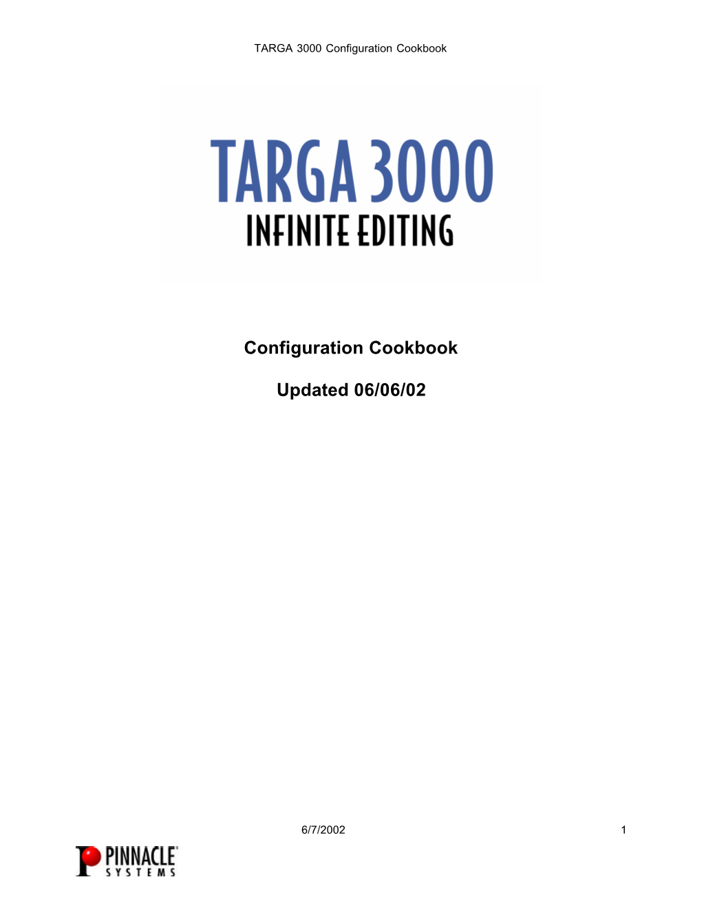 Configuration Cookbook060602