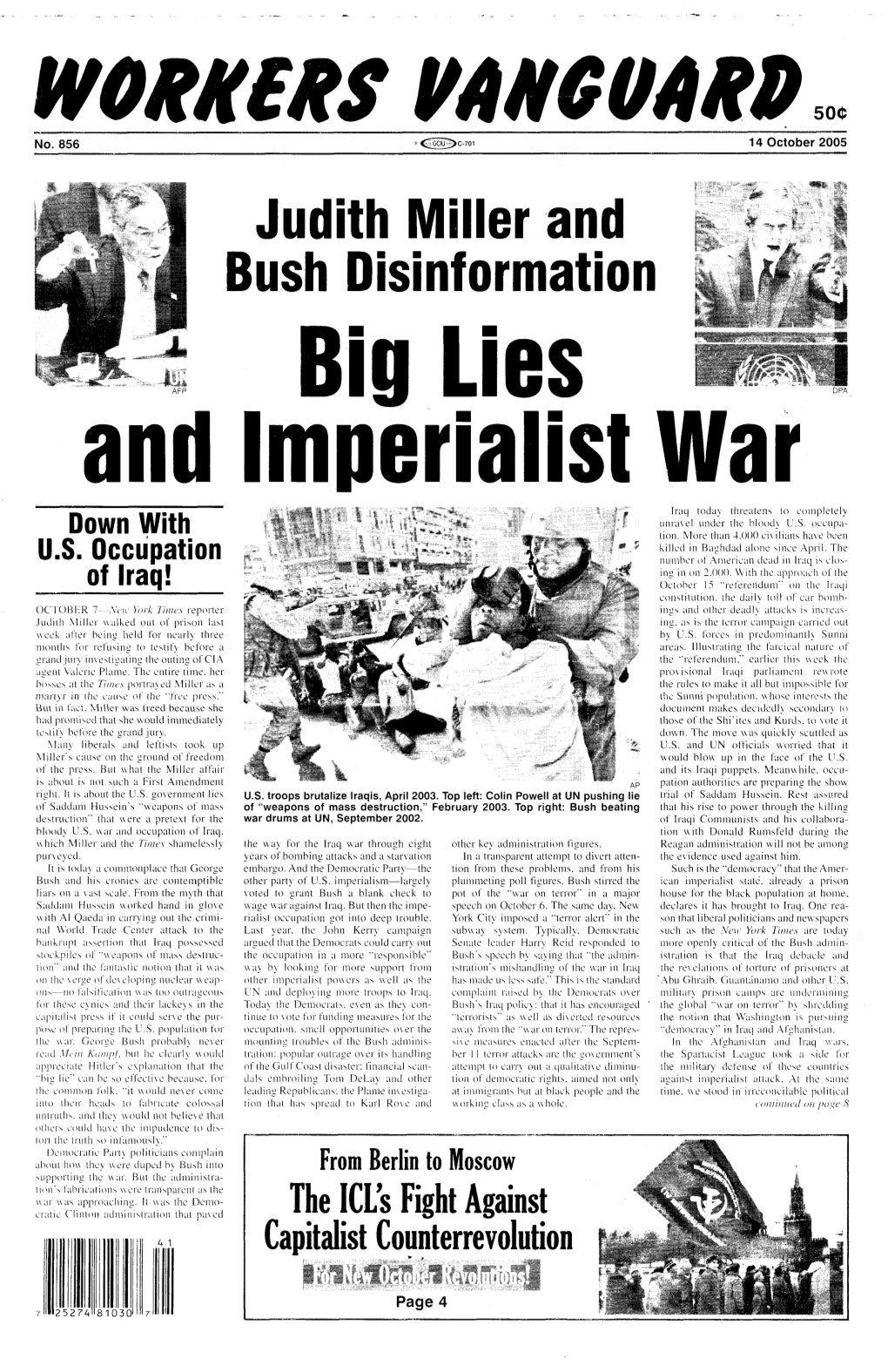 Bush Disinformation • •