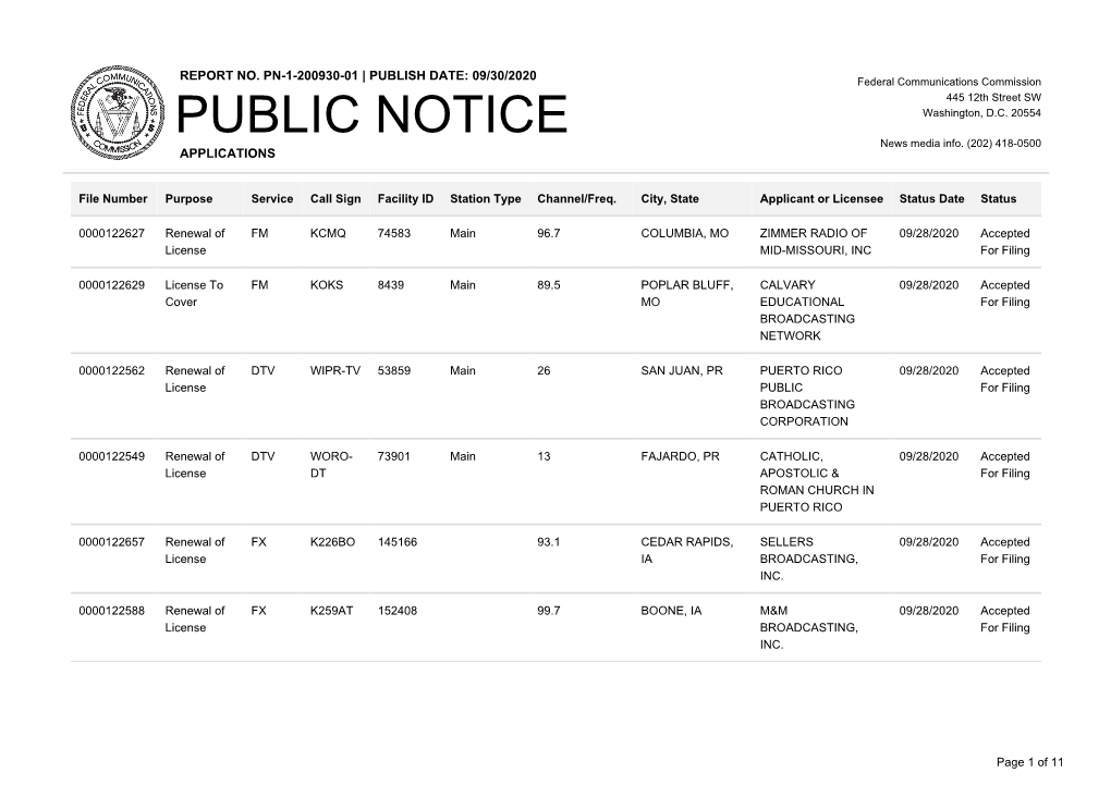 Public Notice >> Licensing and Management System Admin >>