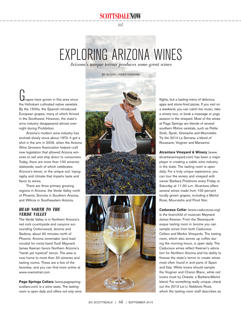 EXPLORING ARIZONA WINES Arizona’S Unique Terroir Produces Some Great Wines