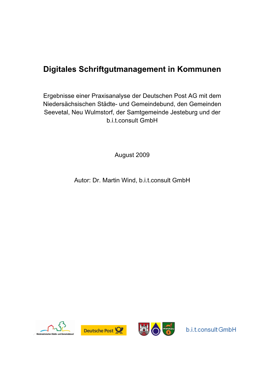 Digitales Schriftgutmanagement in Kommunen