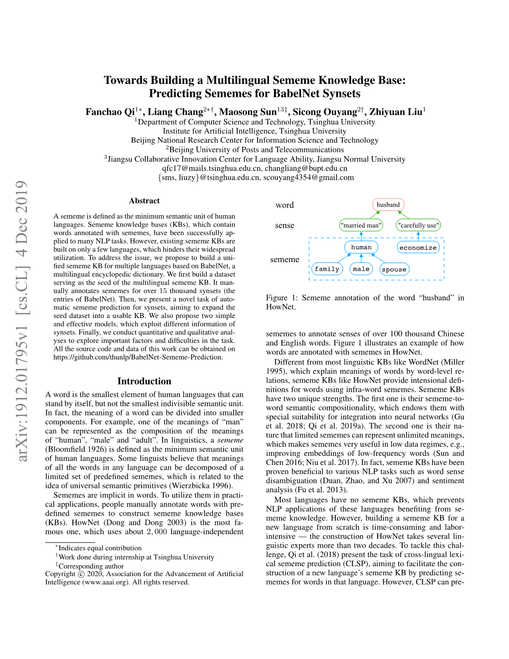 Towards Building a Multilingual Sememe Knowledge Base