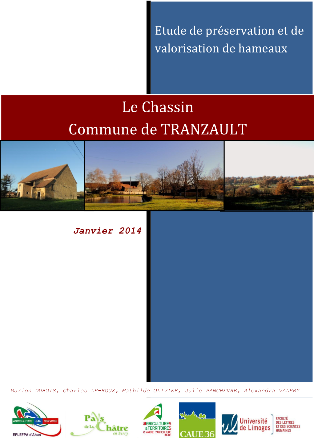 Le Chassin Commune De TRANZAULT