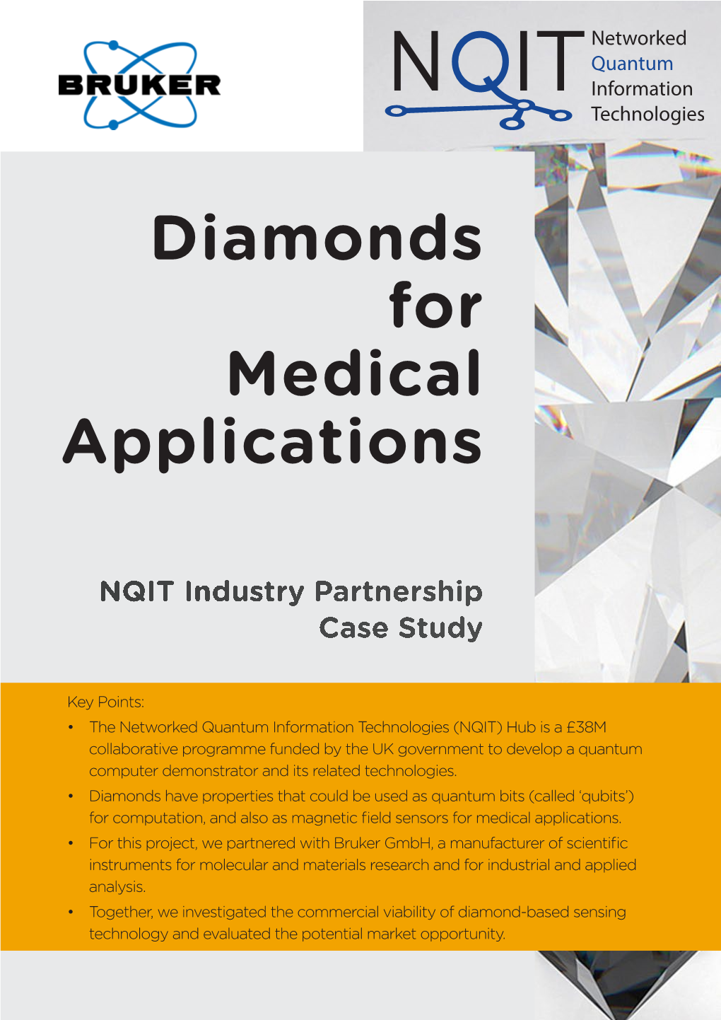 Diamonds for Medical Applications