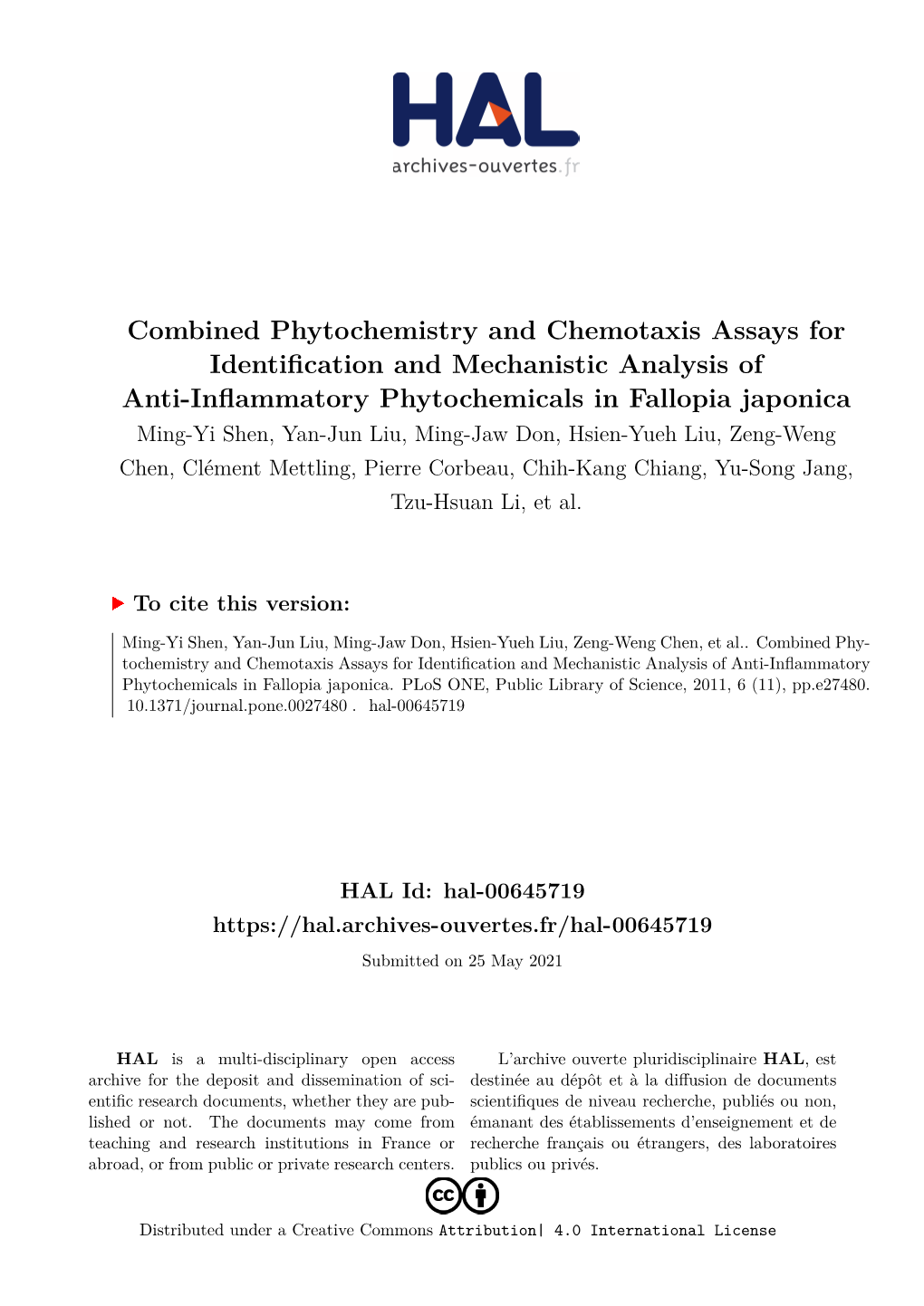 Combined Phytochemistry and Chemotaxis Assays For