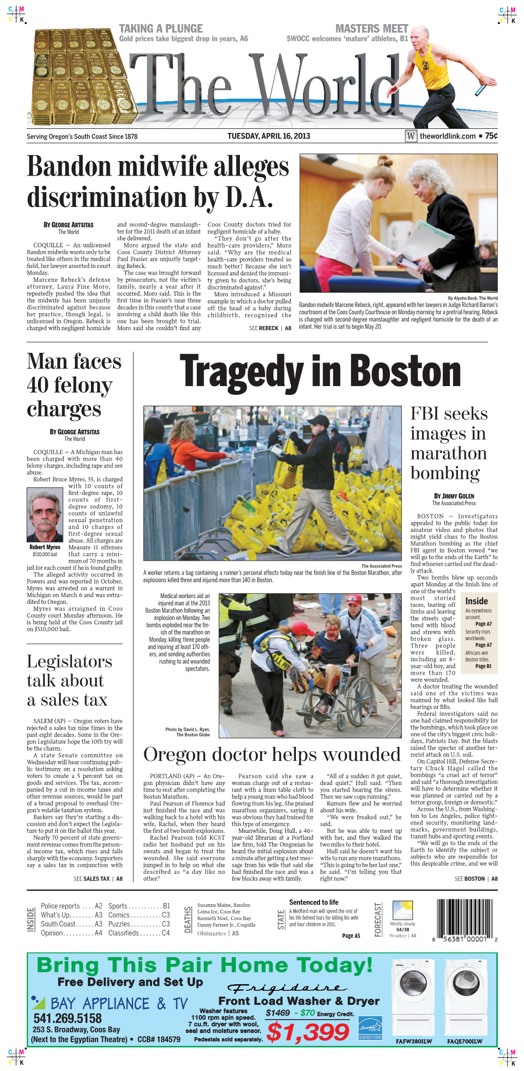 Tragedy in Boston Charges FBI Seeks