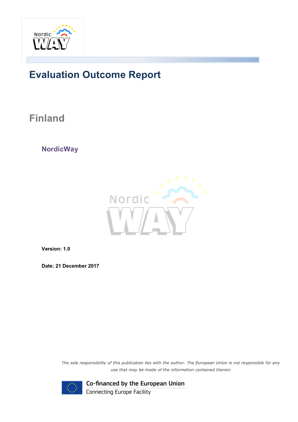 Evaluation Outcome Report Finland