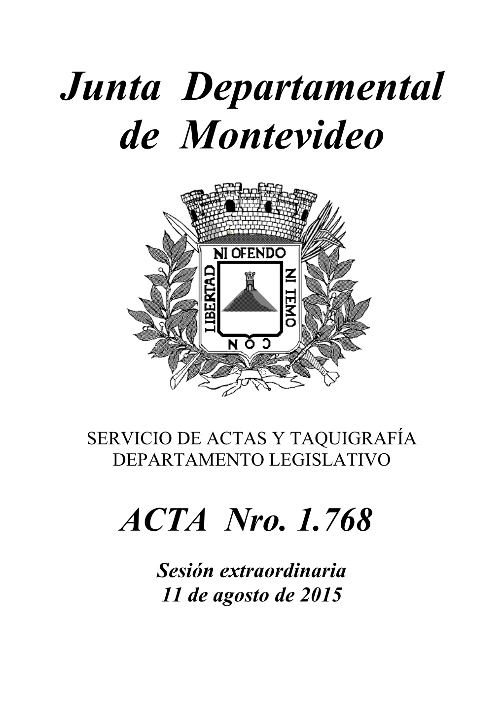 Junta Departamental De Montevideo