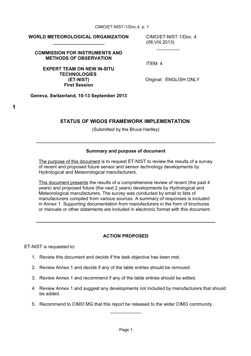 CIMO/ET-NIST-1/Doc.4, P. 3