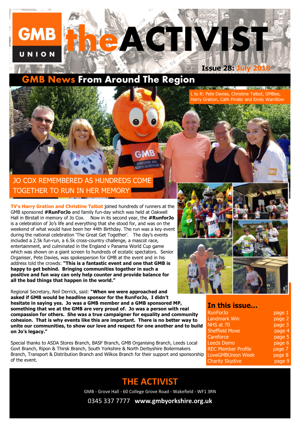 THE ACTIVIST GMB News from Around the Region