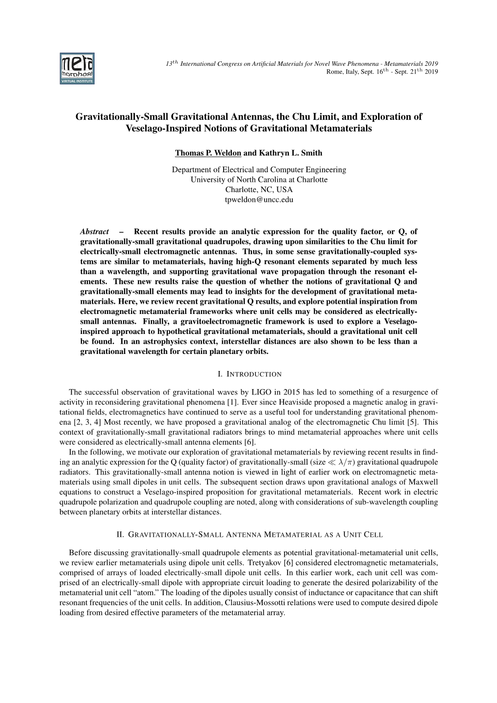 Gravitationally-Small Gravitational Antennas, the Chu Limit, and Exploration of Veselago-Inspired Notions of Gravitational Metamaterials