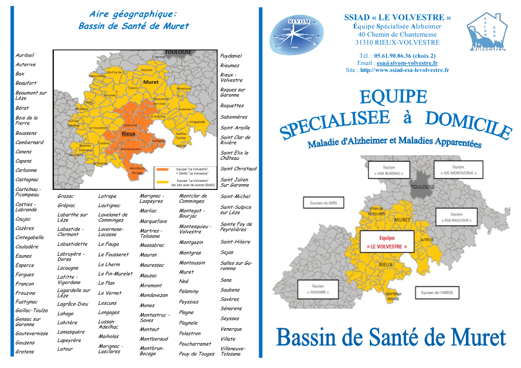 Aire Géographique: Bassin De Santé De Muret