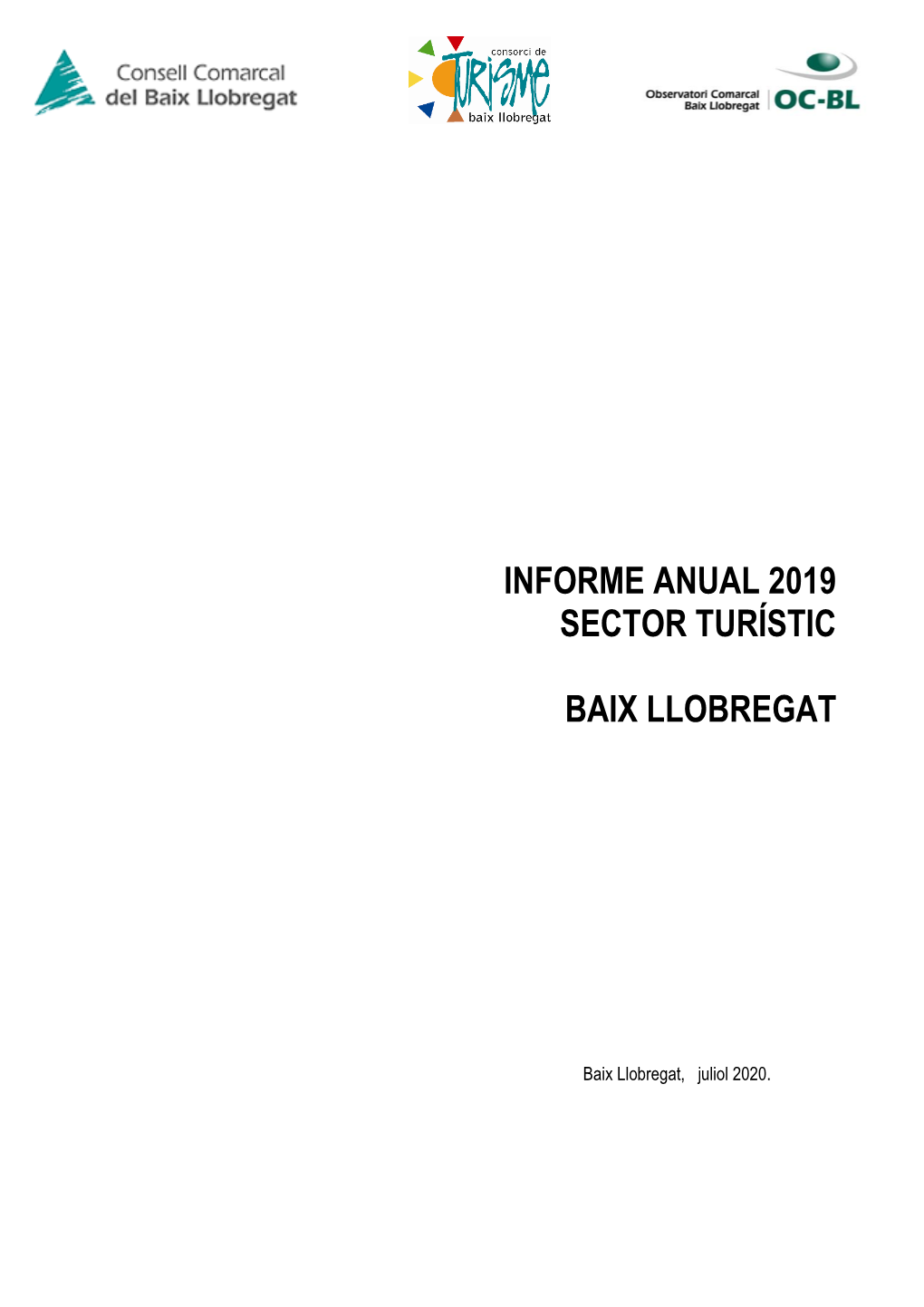 Informe Anual 2019 Sector Turístic Baix Llobregat