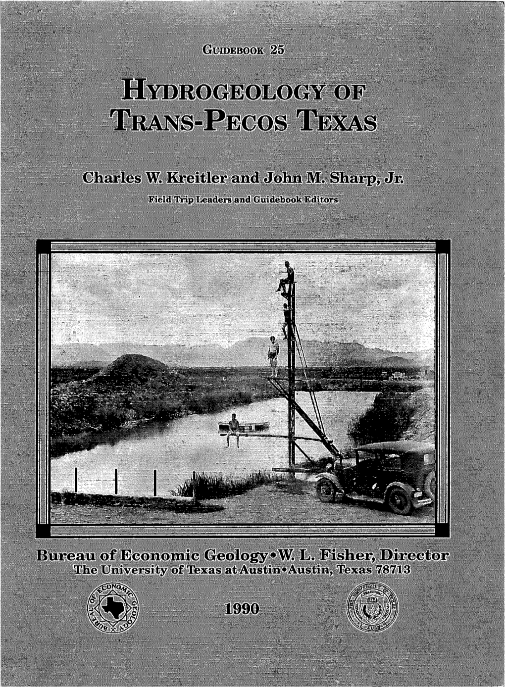 Hydrogeology of the Trans-Pecos Texas