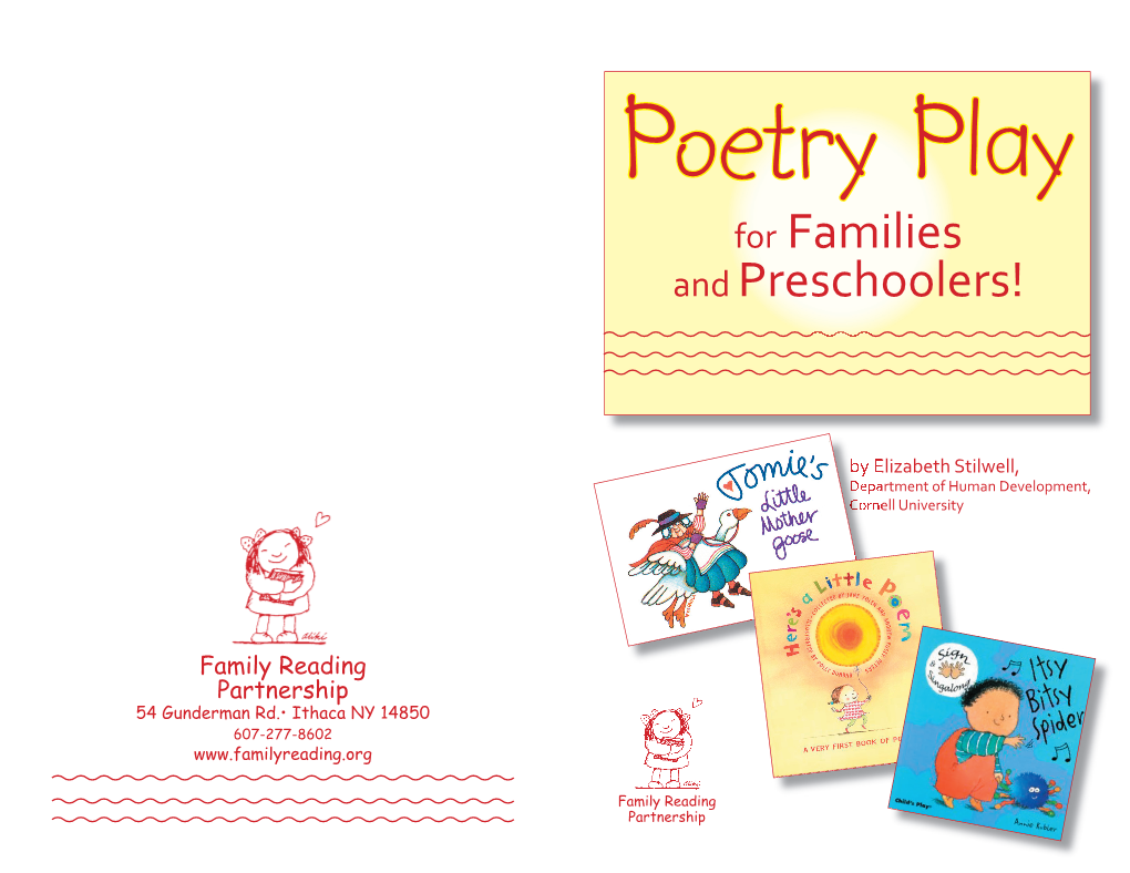 Poetry Play for Preschoolers