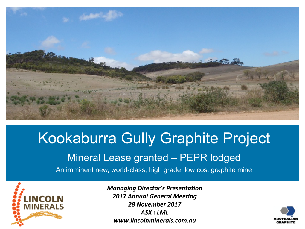 Kookaburra Gully Graphite Project