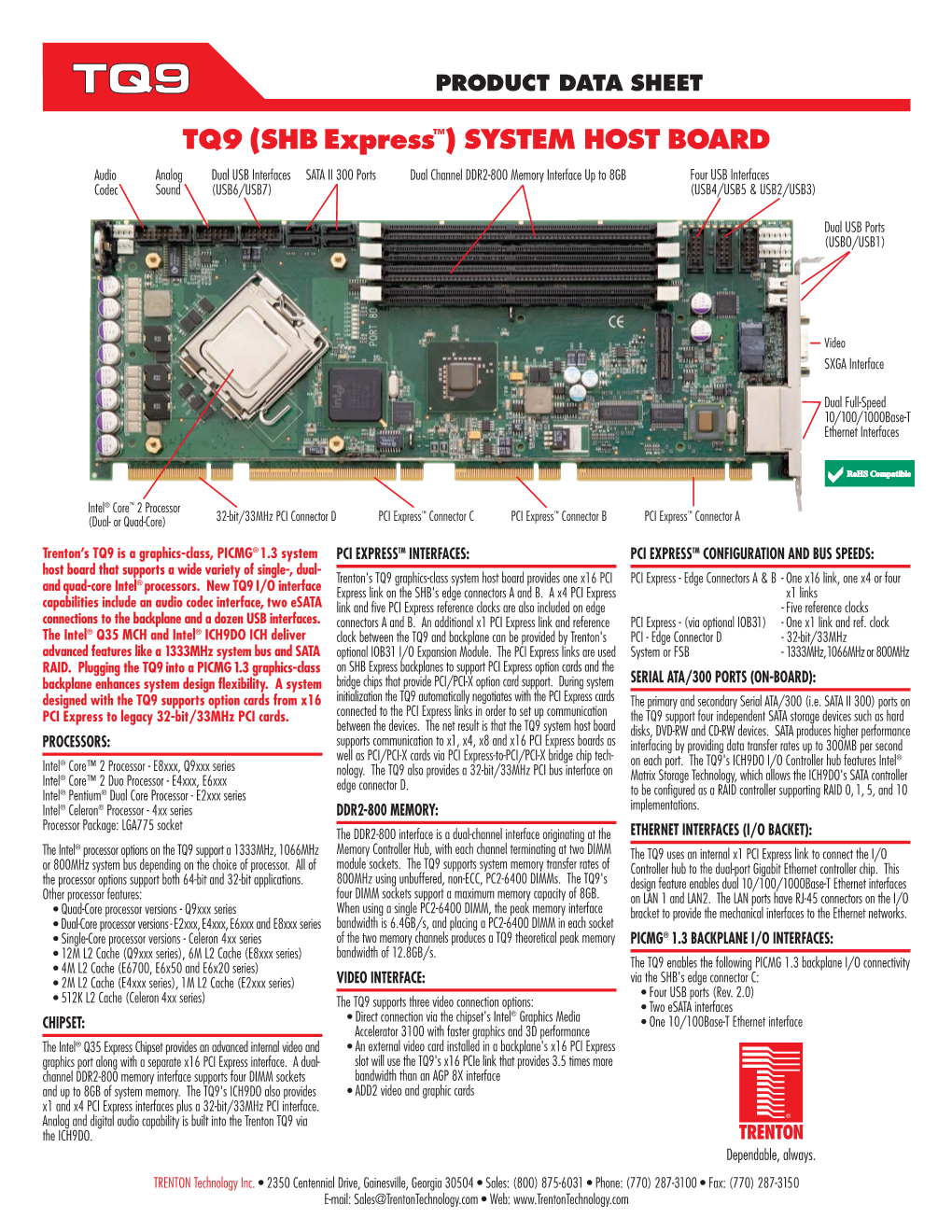 TQ9 (SHB Express™)SYSTEMHOSTBOARD