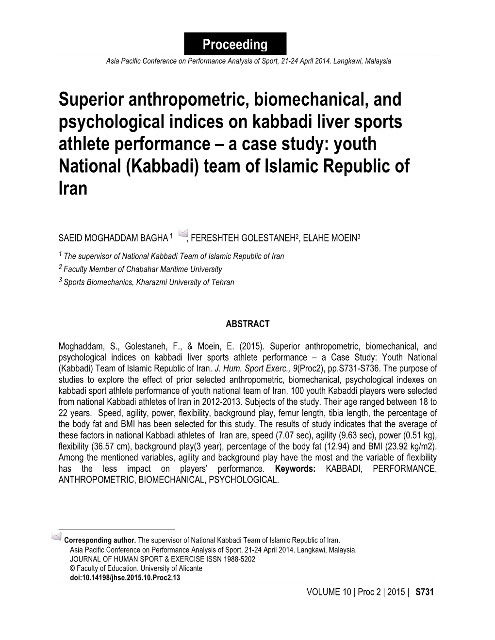 Superior Anthropometric, Biomechanical, and Psychological Indices on Kabbadi Liver Sports Athlete Performance