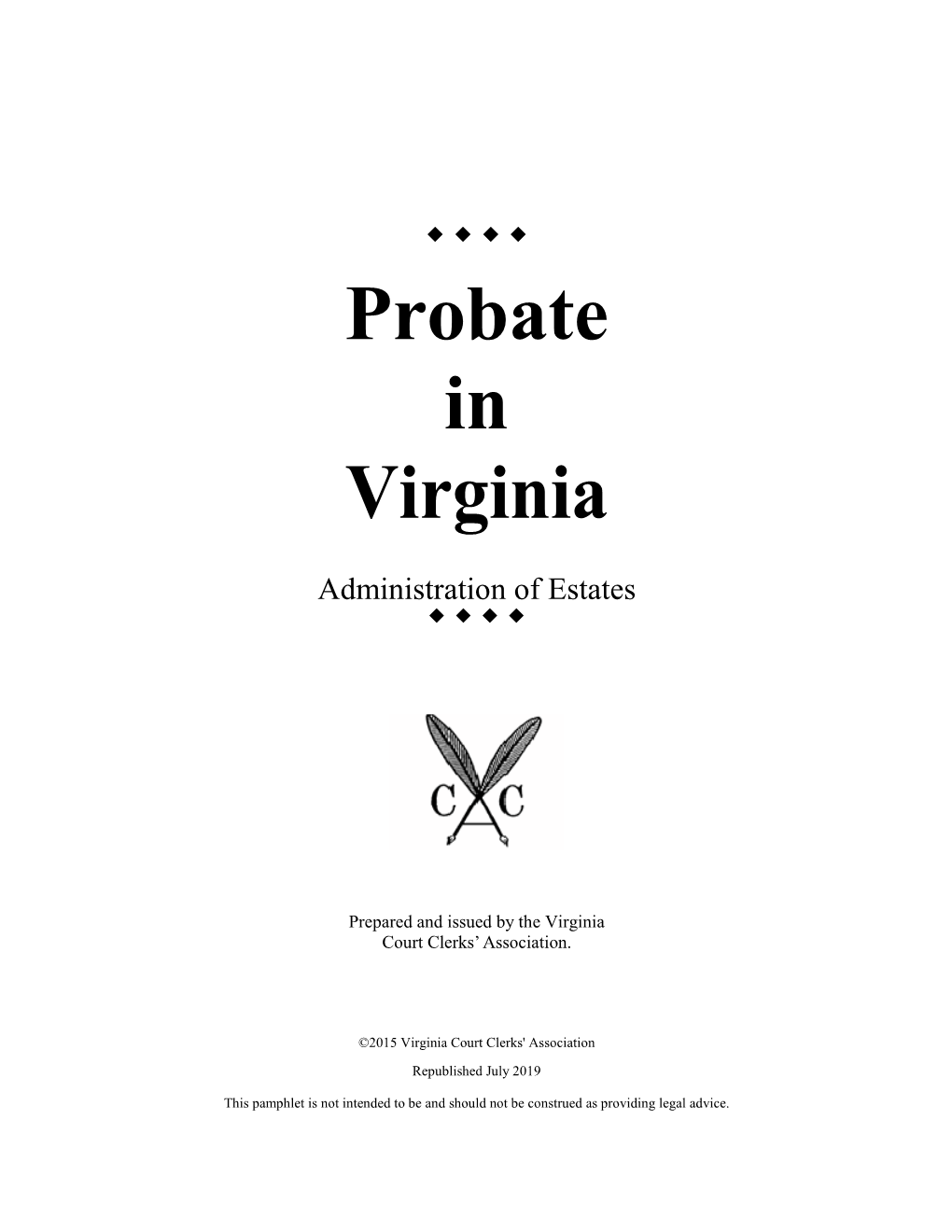 Probate in Virginia