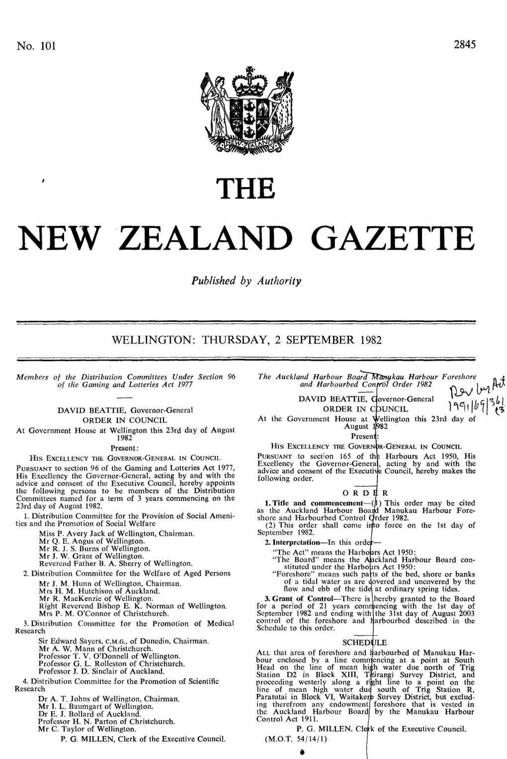 New Zealand Gazette