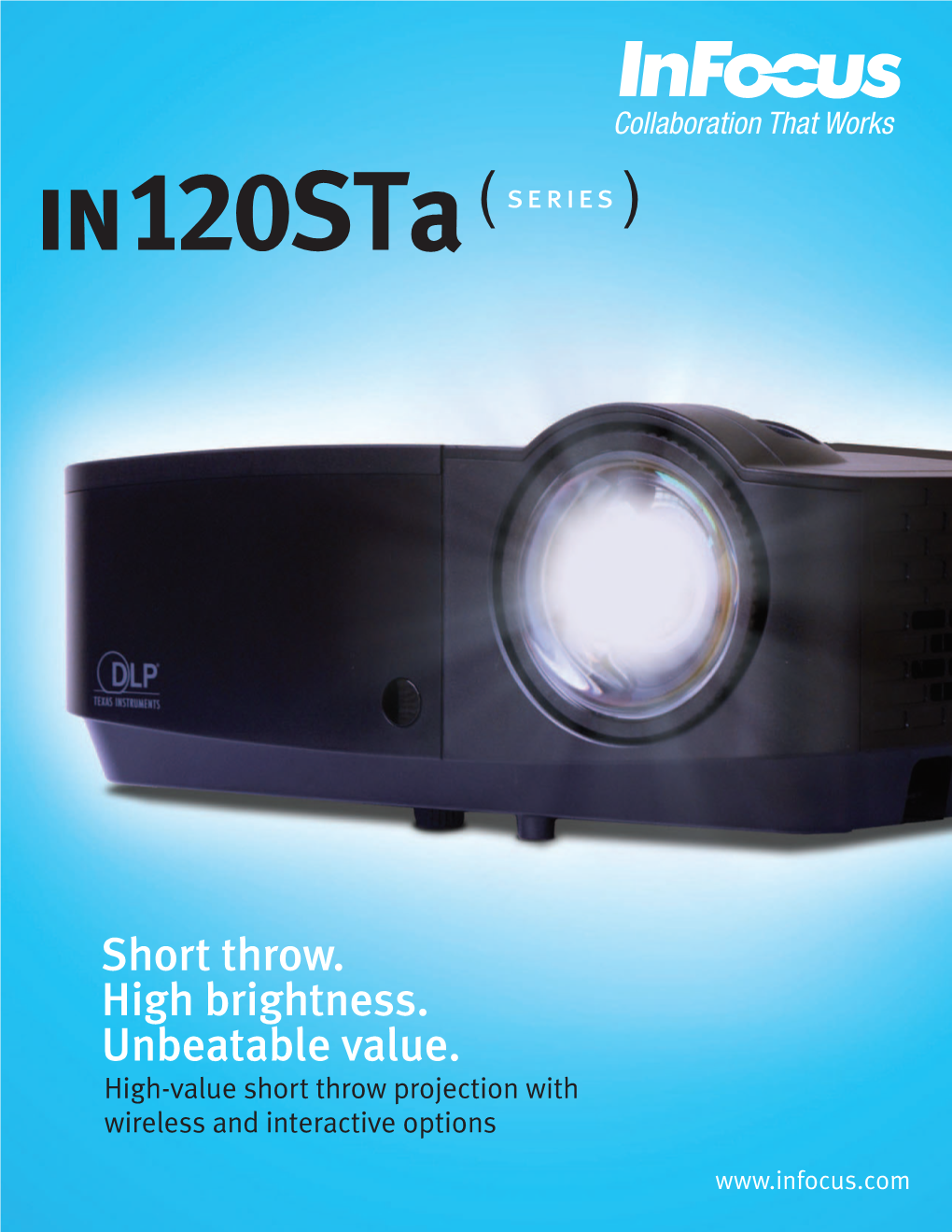 Infocus In120sta Series Datasheet (US English)