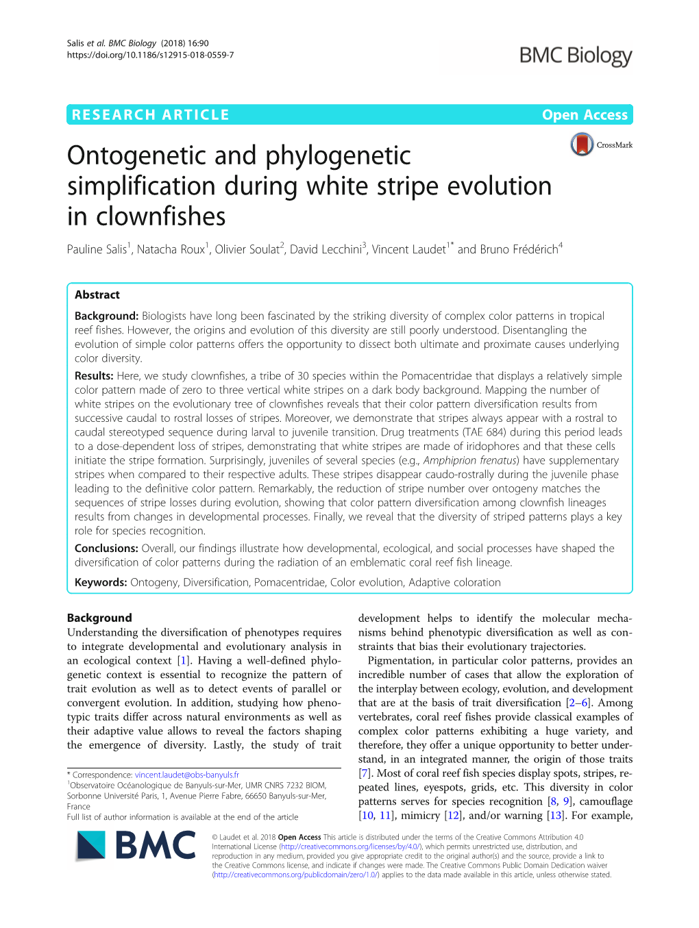 Ontogenetic and Phylogenetic Simplification During